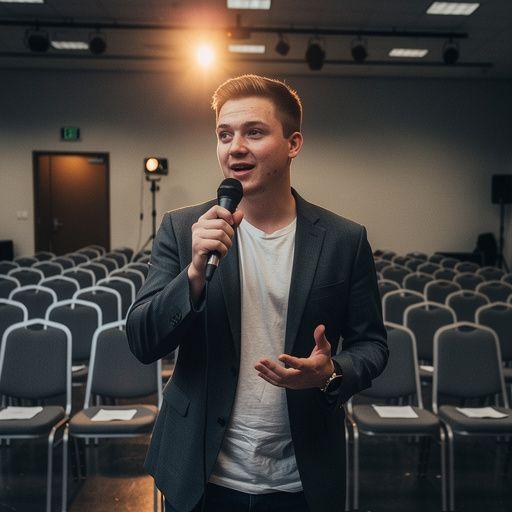 Egy inspiráló történet mesélése, ami megragadja a hallgatóság figyelmét.